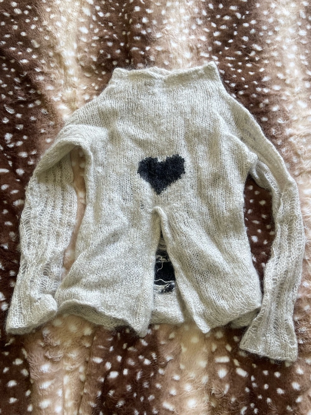 Unique knitted sweater - Picture 2 of 2